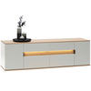 LOWBOARD Eichefarben, Hellgrau  185,6/56,6/48 cm  - Eichefarben/Anthrazit, Design, Holz/Holzwerkstoff (185,6/56,6/48cm) - Dieter Knoll