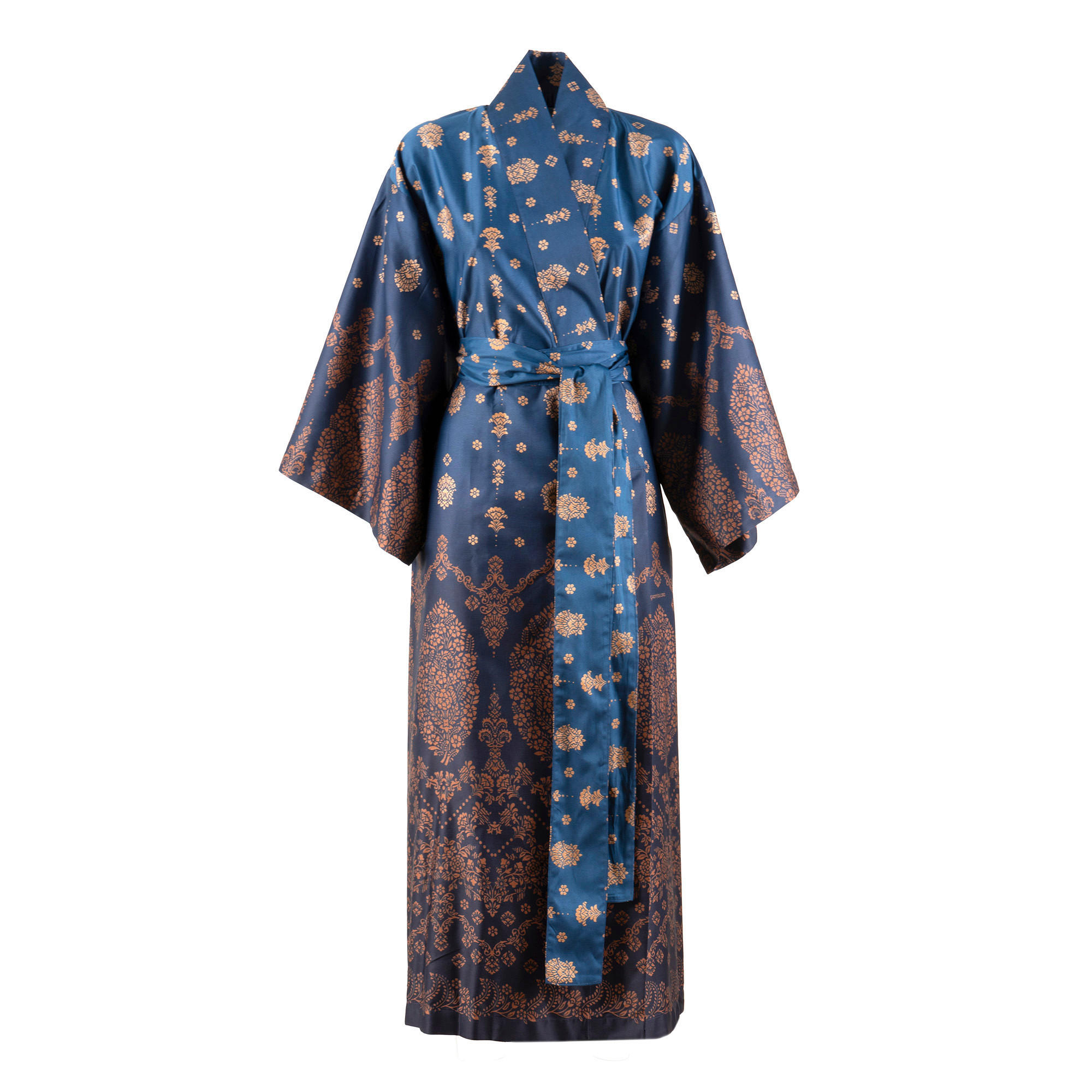 KIMONO  Mergellina  modra  L/XL  - modra, Konvencionalno, tekstil (L/XLnull) - Bassetti