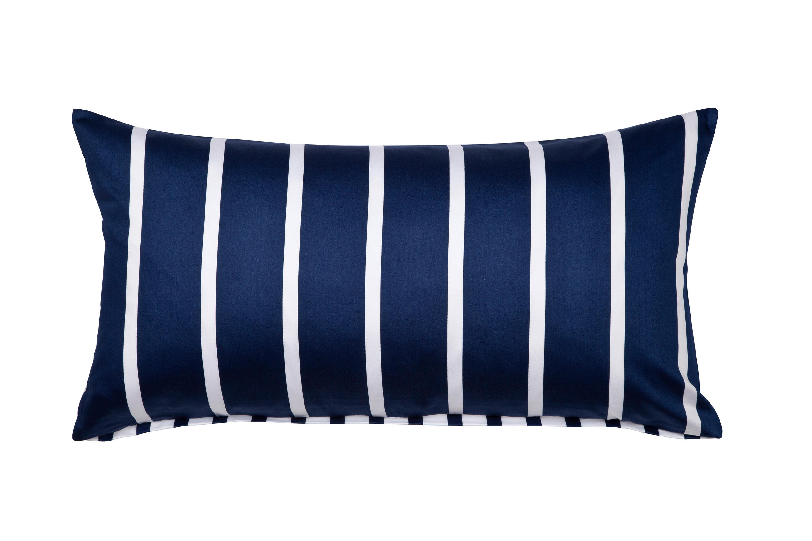 KISSENHÜLLE GENTANO 40/80 cm  - Blau/Weiß, Design, Textil (40/80cm) - Janine