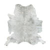 FLACHWEBETEPPICH Fly 110 Grau / Silber Grau, Silberfarben  - Silberfarben/Grau, KONVENTIONELL, Leder (1.35qm)