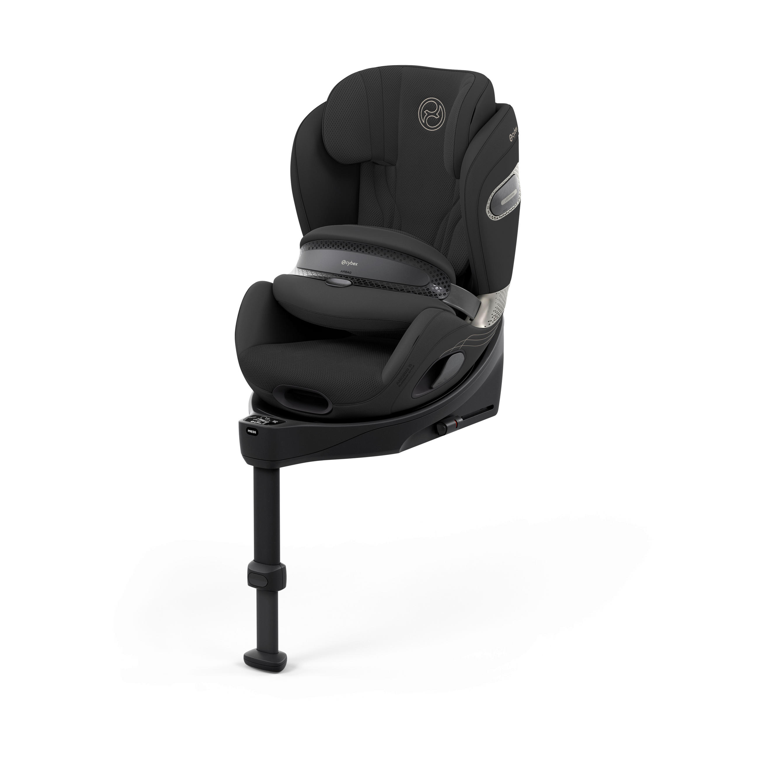 KINDERAUTOSITZ Anoris Si Style Sepia Black  - Schwarz, Basics, Kunststoff/Textil (61/45/60cm) - cybex PLATINUM