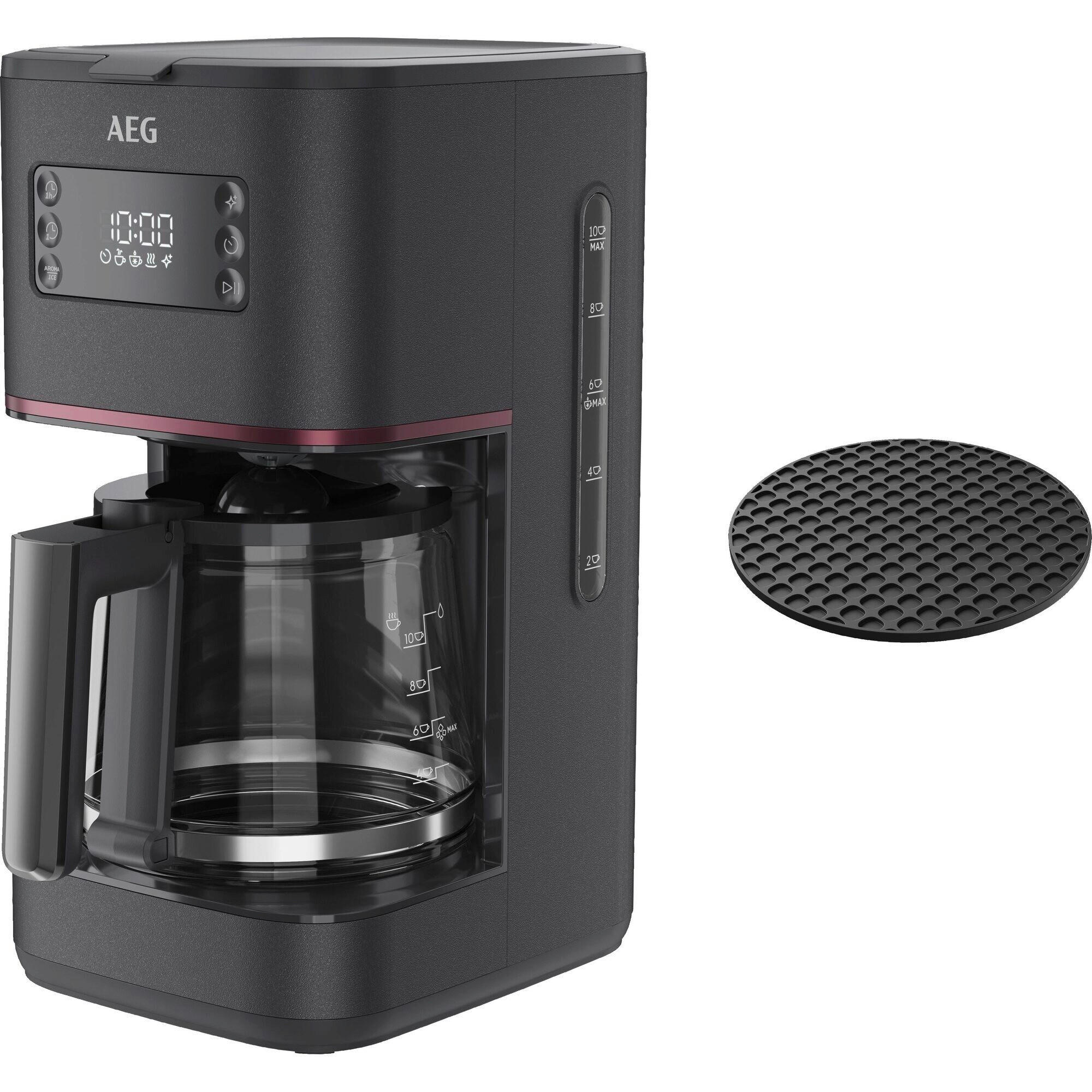 FILTERKAFFEEMASCHINE Design Collection  - Schwarz, Basics, Glas/Kunststoff (26,6/34,1/17,1cm) - AEG