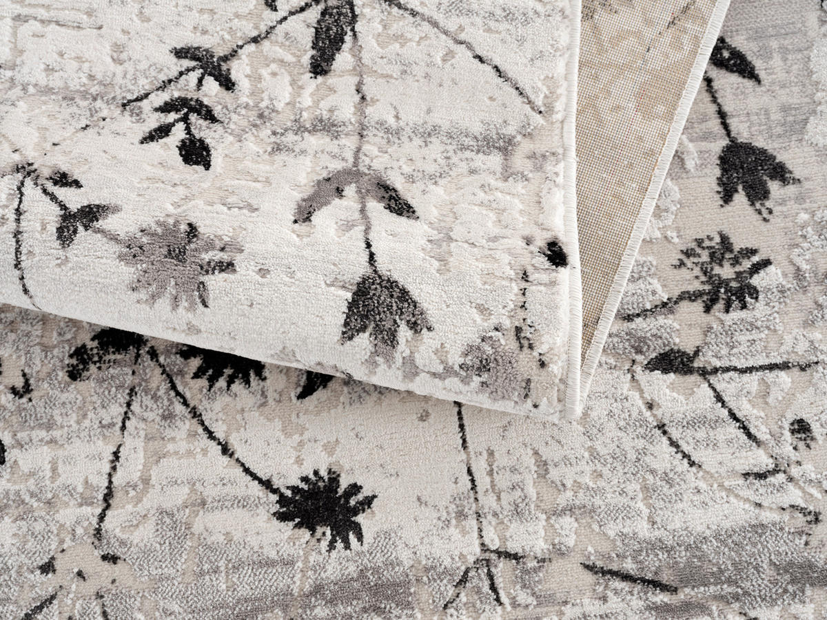 WEBTEPPICH 133/190 cm Antea  - Beige/Schwarz, Design, Textil (133/190cm) - Schöner Wohnen