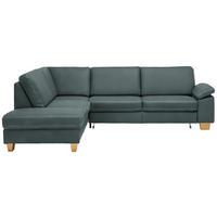 ECKSOFA  in Echtleder Opal  235/274 cm  - Eichefarben/Beige, KONVENTIONELL, Leder/Holzwerkstoff (235/274cm) - Beldomo Premium