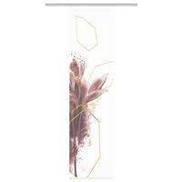 FLÄCHENVORHANG   halbtransparent   60/245 cm  - Rosa, Natur, Textil (60/245cm)