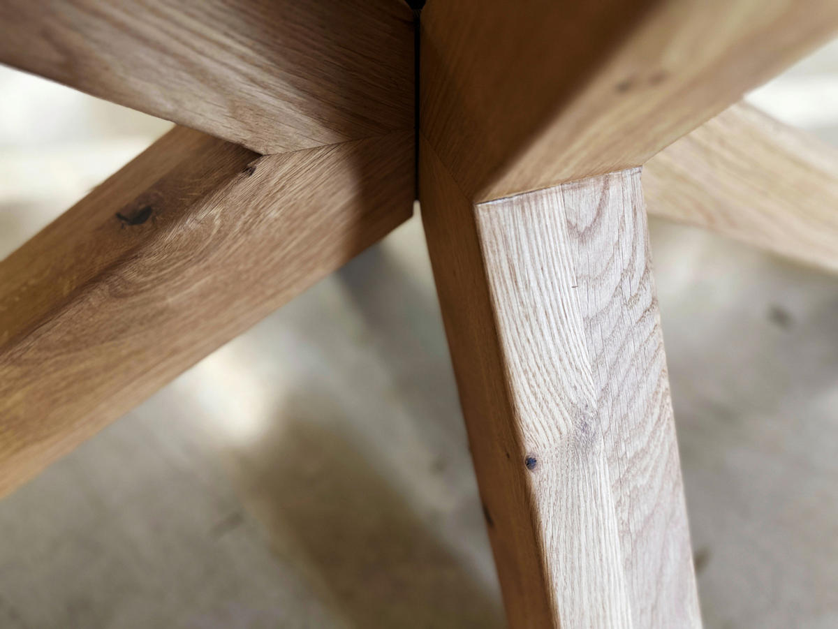 ESSTISCH 200/100/75 cm Echtholz  Holz rechteckig Eichefarben  - Eichefarben, Design, Holz (200/100/75cm) - Linea Natura