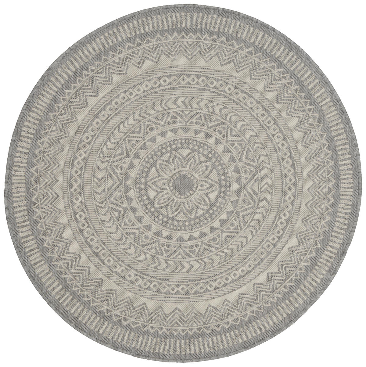TEPIH ZA UNUTAR./VANJ. UPORAB  120 cm  siva  Skara  - siva, Natur, tekstil (120cm) - Novel