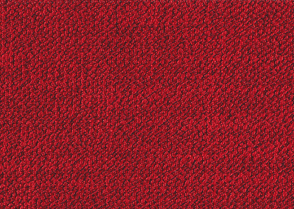 RÉCAMIERE in Flachgewebe Bordeaux  - Bordeaux/Schwarz, Design, Textil/Metall (227/89/101cm) - Dieter Knoll