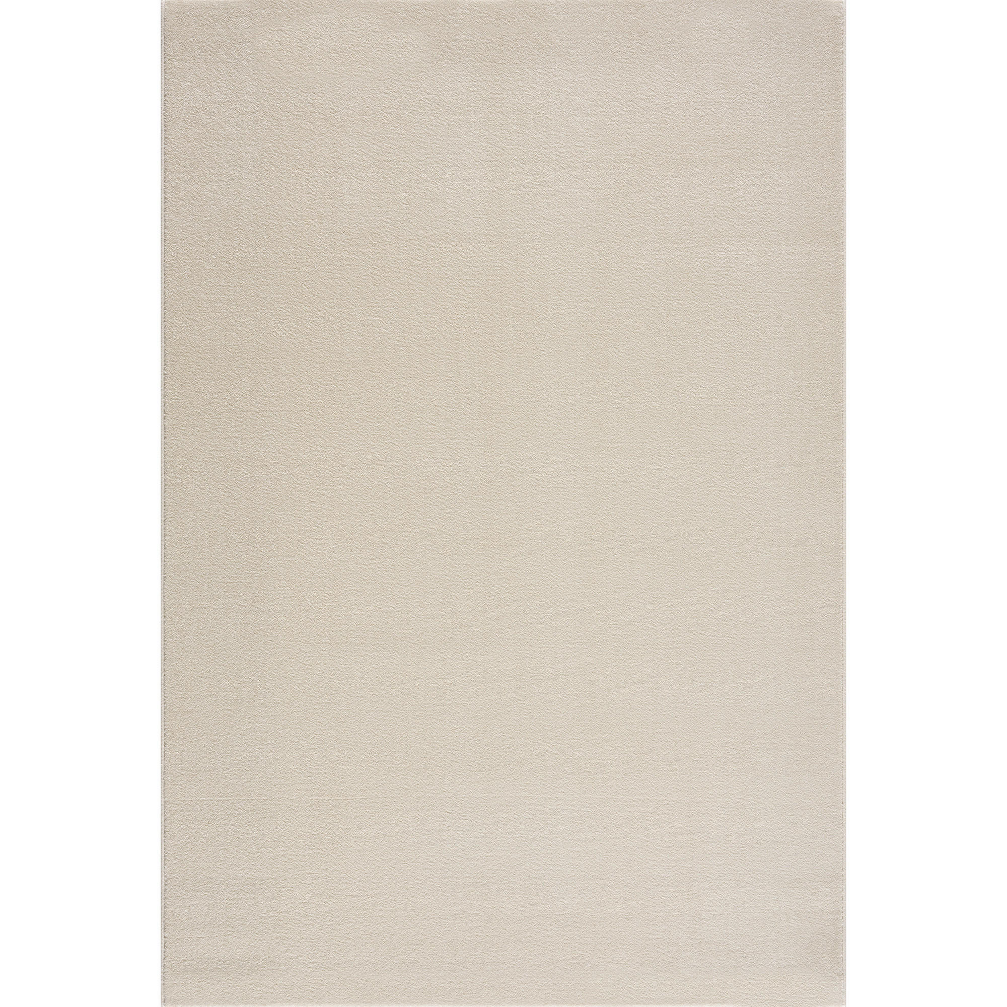 WEBTEPPICH  Wohnzimmer 80/150 cm Uni Creme rechteckig  - Creme, LIFESTYLE, Kunststoff/Textil (80/150cm)