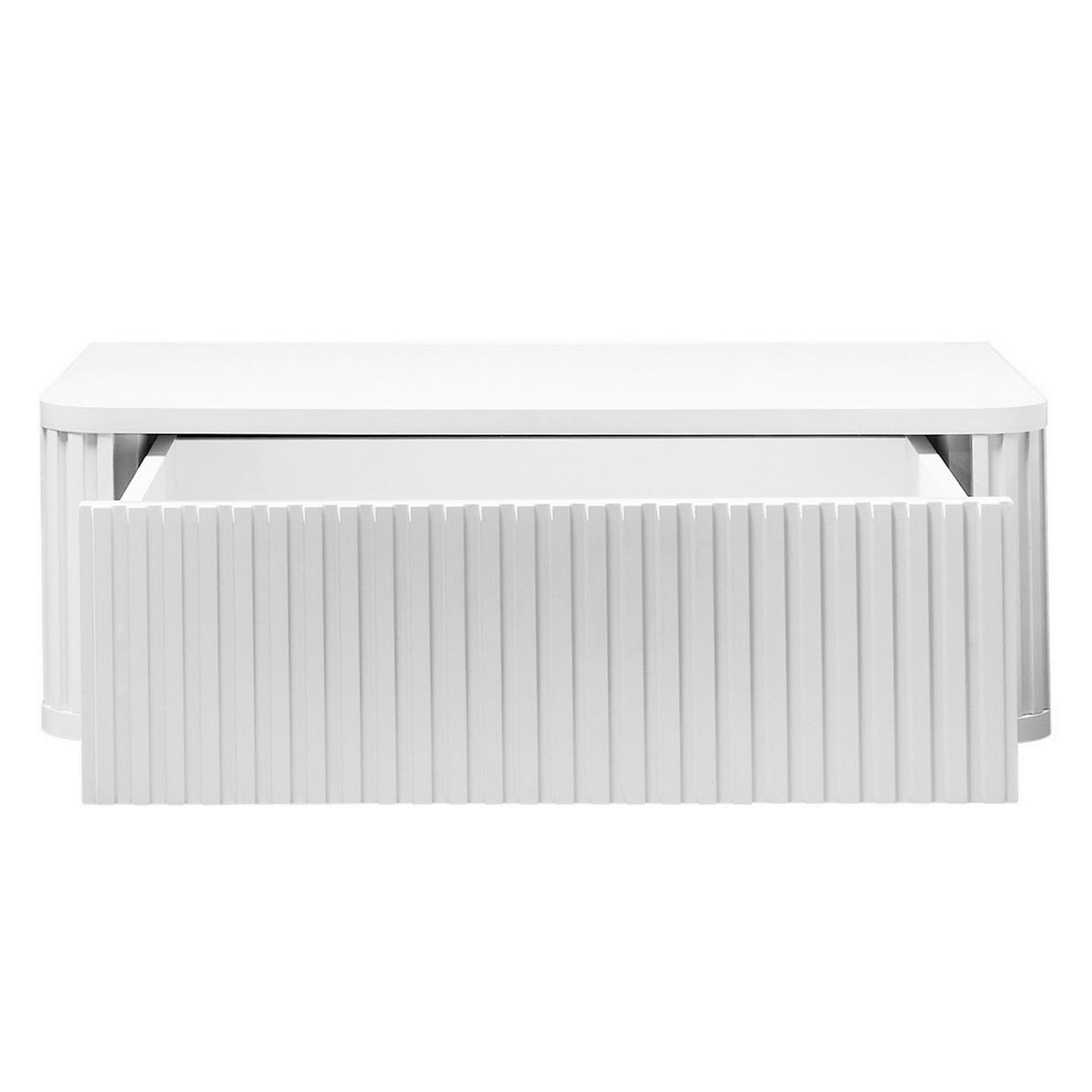 NACHTSCHRANK 63/21/38 cm  - Weiß, KONVENTIONELL, Holzwerkstoff (63/21/38cm) - Chameo