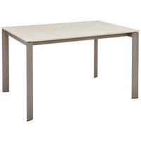 ESSTISCH in Metall, Holzwerkstoff 130-180/90/76 cm  - Greige/Graubraun, Design, Holzwerkstoff/Metall (130-180/90/76cm) - Connubia 