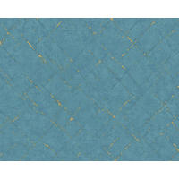 VINILNA TAPETA - zlate barve/modra, Basics, papir (53*1000cm)