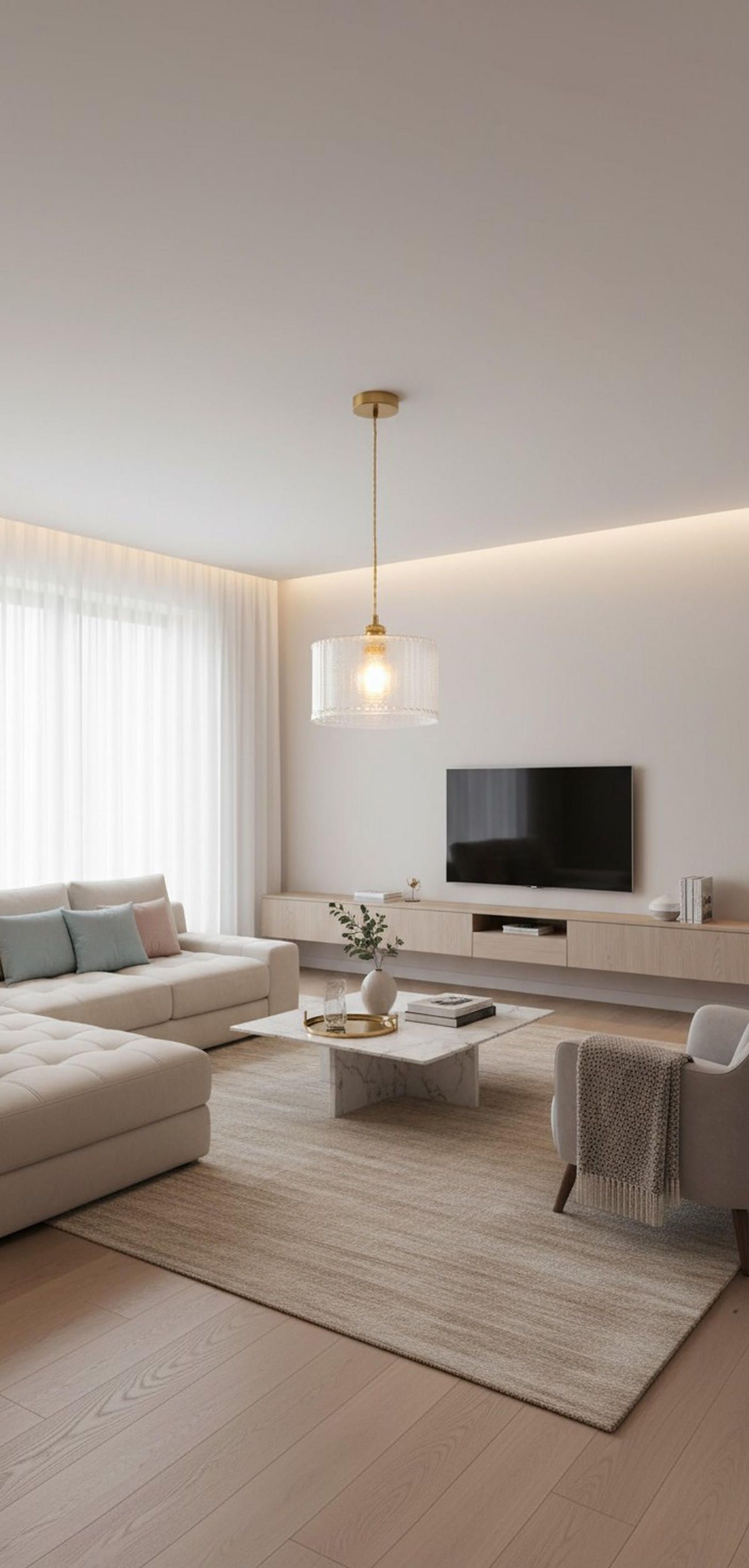 HÄNGELEUCHTE 25/125 cm  - Klar, Trend, Glas/Metall (25/125cm) - Novel