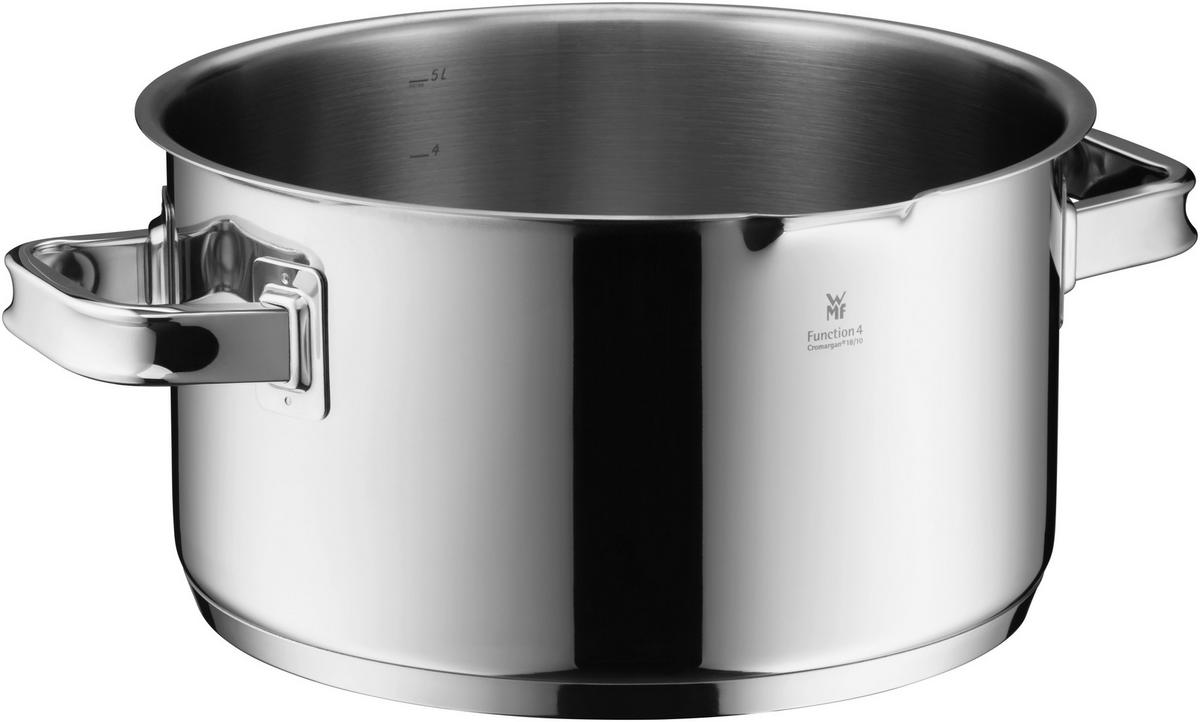 KOCHTOPFSET Function 4 4-teilig  - Edelstahlfarben, Basics, Metall (50,6/29,4/23,7cm) - WMF