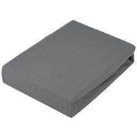 TOPPER-SPANNLEINTUCH 180/220 cm Jersey  - Anthrazit, KONVENTIONELL, Textil (180/220cm) - Novel