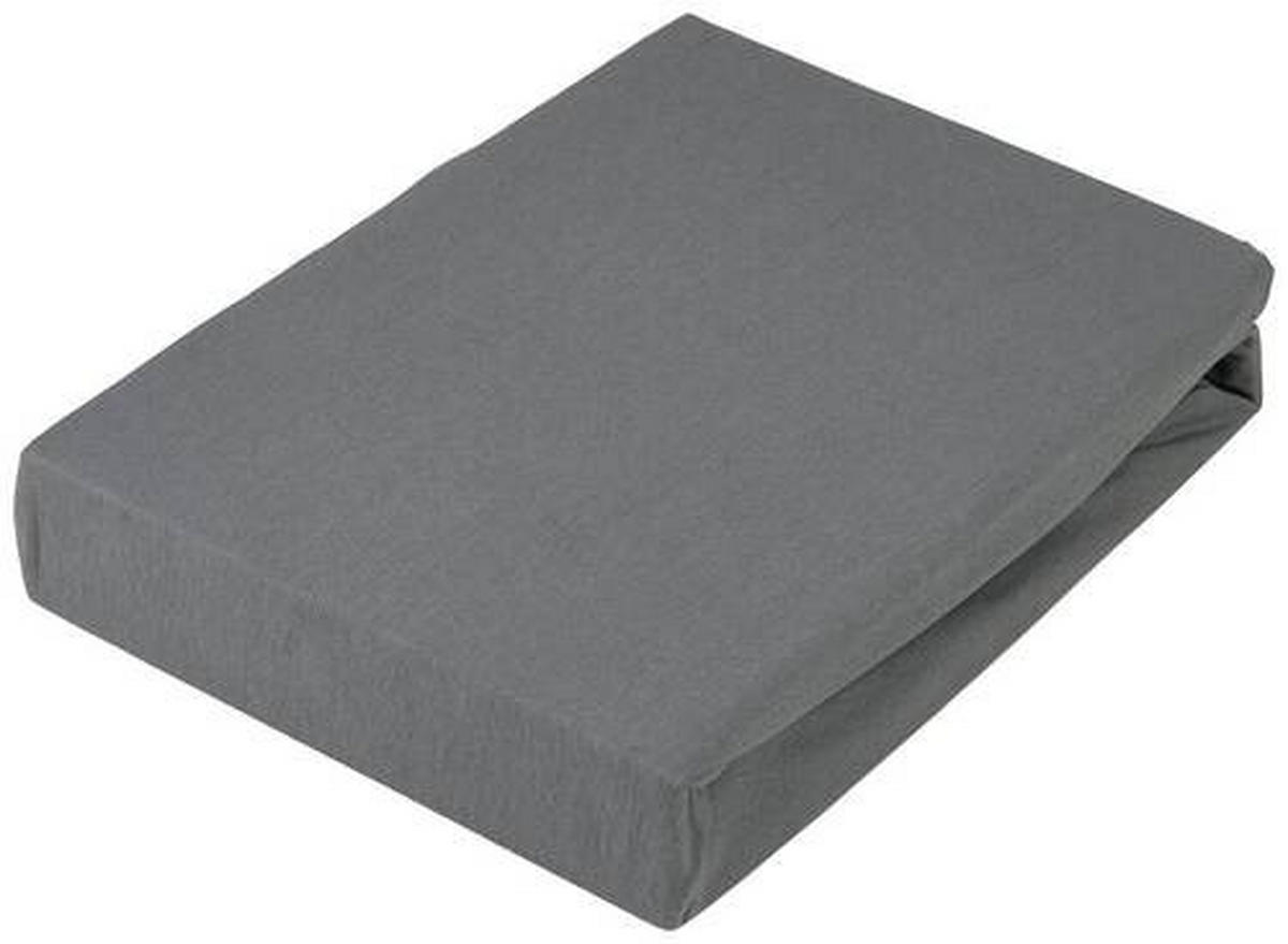 TOPPER-SPANNLEINTUCH 180/220 cm Jersey  - Anthrazit, KONVENTIONELL, Textil (180/220cm) - Novel