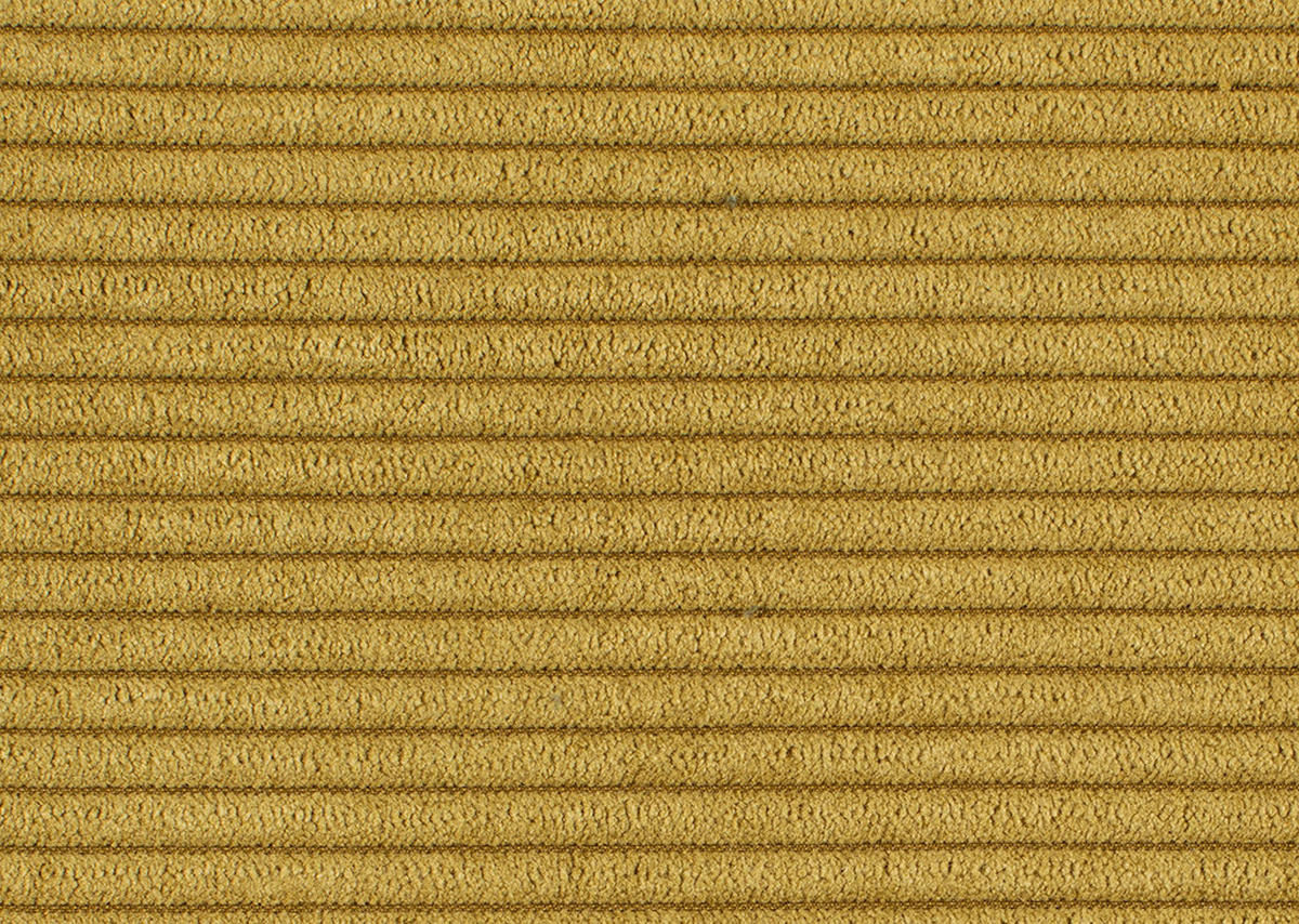 3-SITZER-SOFA in Feincord Goldfarben, Hellgrün  - Goldfarben/Schwarz, Design, Kunststoff/Textil (290/86/127cm) - Lomoco