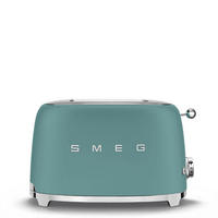 TOSTER  - smaragdno zelena, Basics, metal (31/19.5/19.5cm) - SMEG