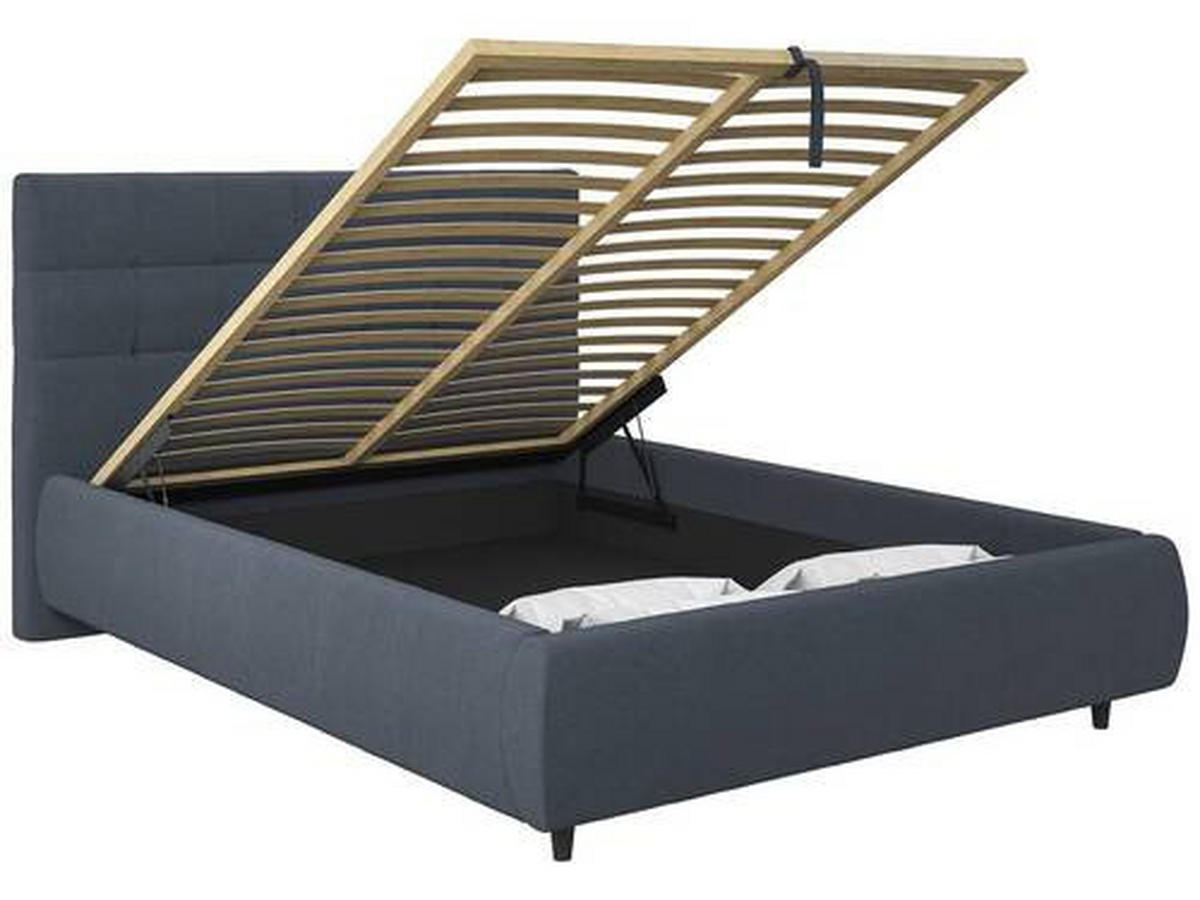 TAPECIRANI KREVET   140/200 cm   antracit  - boje breze/crna, Konvencionalno, drvo/tekstil (140/200cm) - Carryhome