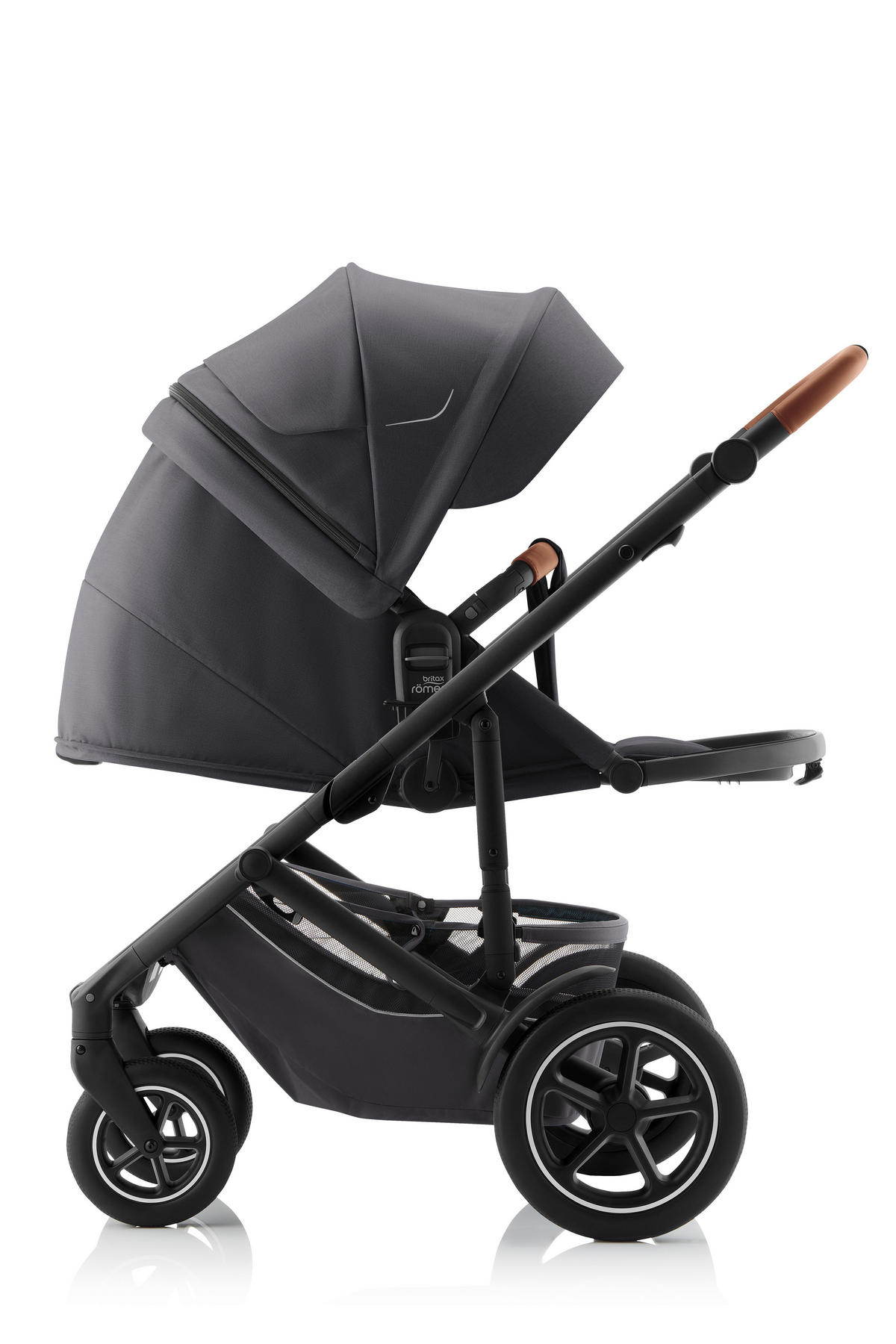 KINDERWAGEN  Smile 5Z  MIDNIGHT GREY  - Dunkelgrau/Schwarz, Basics, Textil/Metall (57/112/97,7cm) - Britax Römer