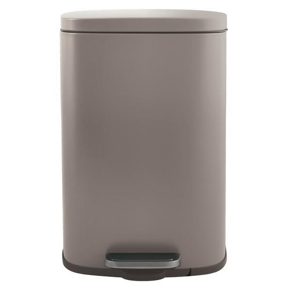 TRETEIMER 30 l  Metall  - Taupe/Schwarz, Basics, Kunststoff/Metall (34,3/23,5/62,9cm) - Spirella