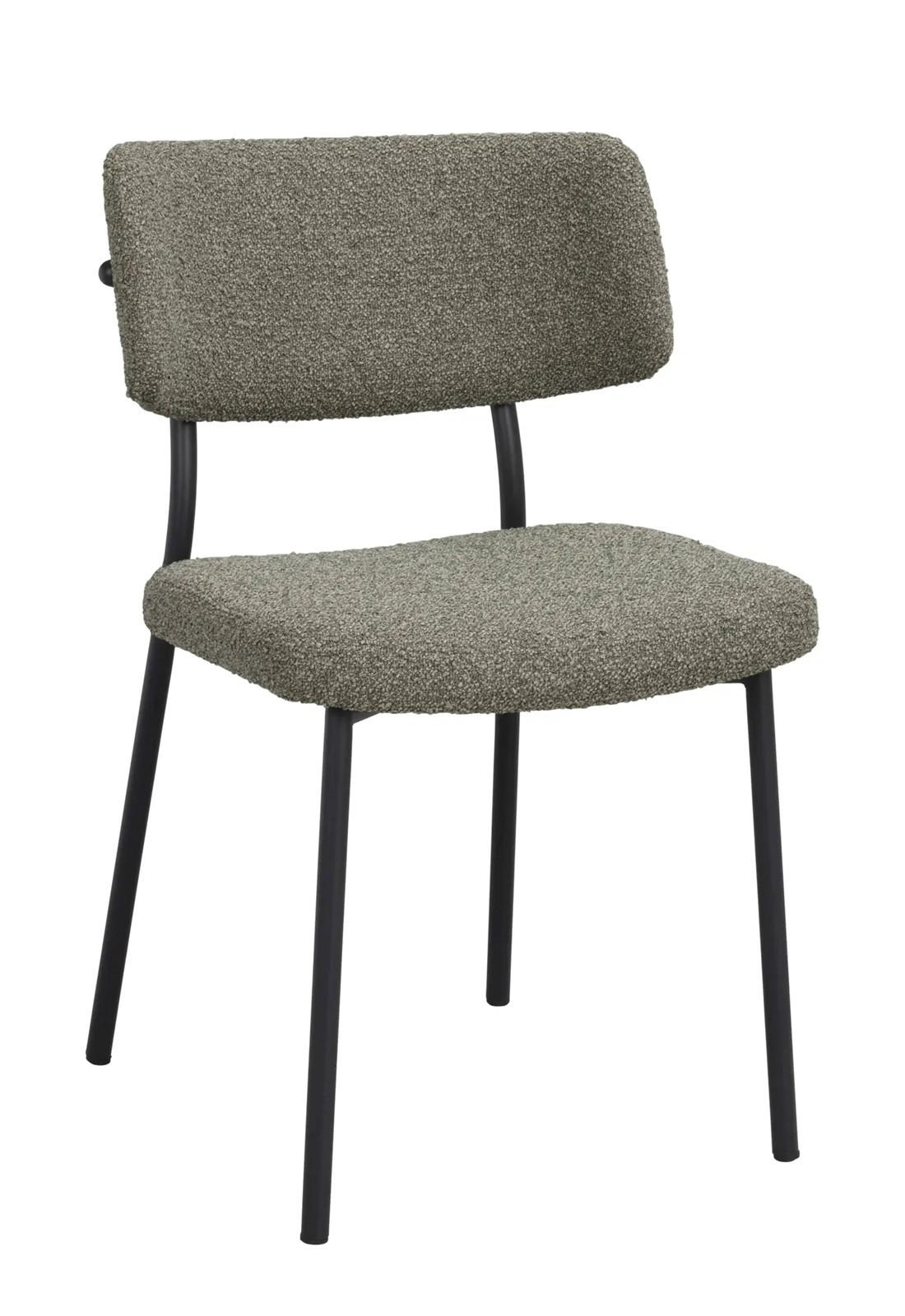 STOL     - grön/svart, Klassisk, metall/trä (52/82/56cm) - Rowico