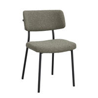 STOL     - grön/svart, Klassisk, metall/trä (52/82/56cm) - Rowico