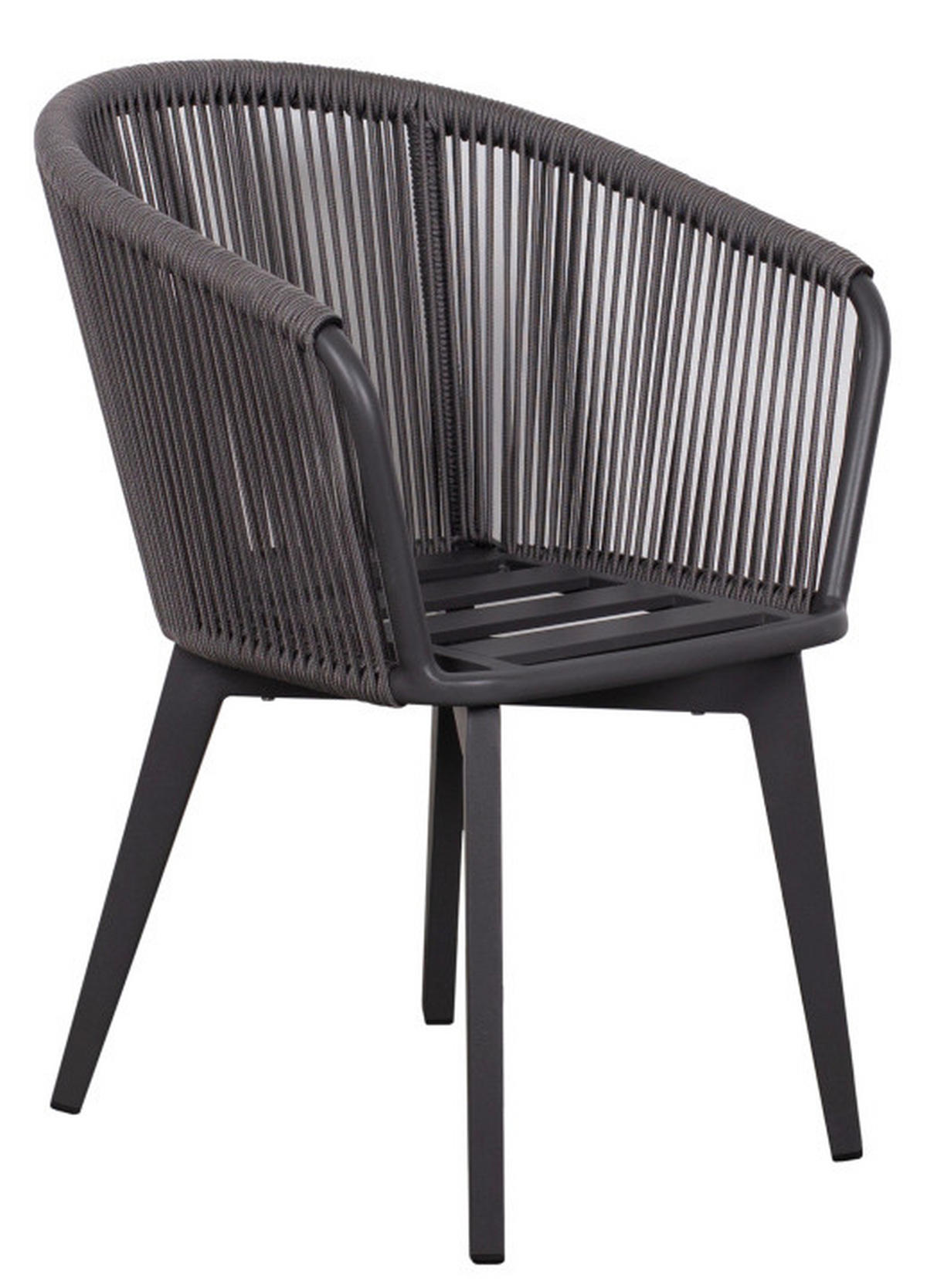 GARTENSESSEL Aluminium Grau  - Grau, Basics, Kunststoff/Textil (58/78/63cm)