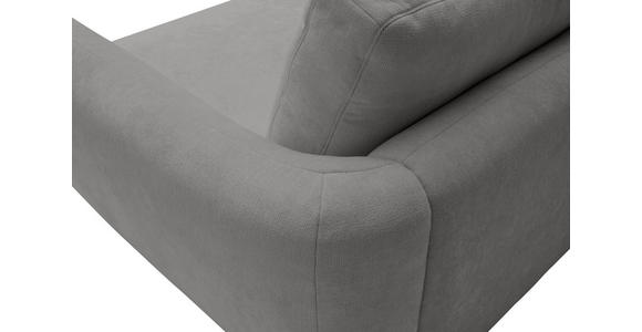 ECKSOFA  in Chenille Grau  224/307 cm  - Schwarz/Grau, KONVENTIONELL, Kunststoff/Textil (224/307cm) - Hom`in