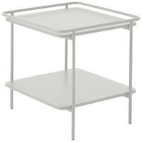 BEISTELLTISCH 45/45/44,3 cm Creme quadratisch  - Creme, Basics, Metall (45/45/44,3cm) - Xora