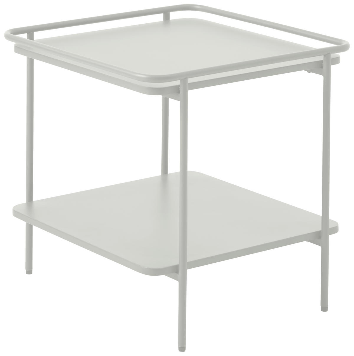 BEISTELLTISCH 45/45/44,3 cm Creme quadratisch  - Creme, Basics, Metall (45/45/44,3cm) - Xora