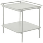 BEISTELLTISCH 45/45/44,3 cm Creme quadratisch  - Creme, Basics, Metall (45/45/44,3cm) - Xora