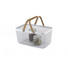 OKRASNA KOŠARA - bela/rjava, Design, kovina/les (41/24,8/20cm) - Homeware OKRASNA KOŠARA - bela/rjava, Design, kovina/les (41/24,8/20cm) - Homeware