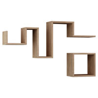 WANDBOARD in 116/45/20 cm Eichefarben  - Eichefarben, Design, Holzwerkstoff (116/45/20cm) - Livetastic