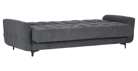 SCHLAFSOFA in Flachgewebe Anthrazit  - Anthrazit/Schwarz, KONVENTIONELL, Textil/Metall (230/84/95cm) - Xora