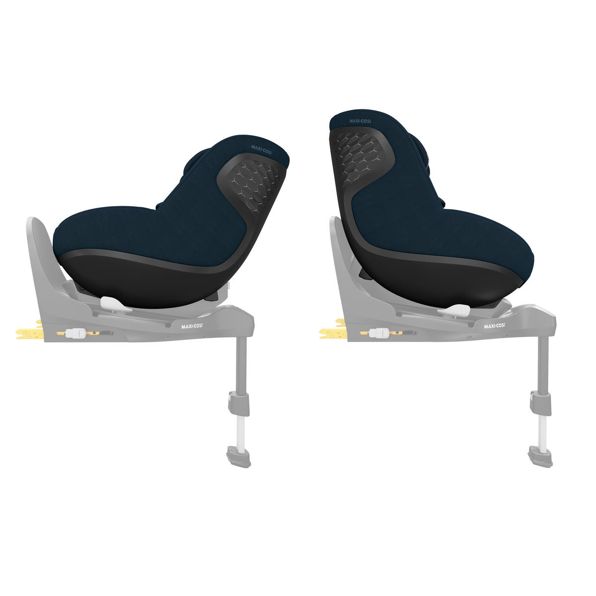 BAKÅTVÄND BILBARNSTOL PEARL 360 PRO  - mörkblå, Basics, metall/textil (43,2/49,6/71,4cm) - Maxi Cosi Pro