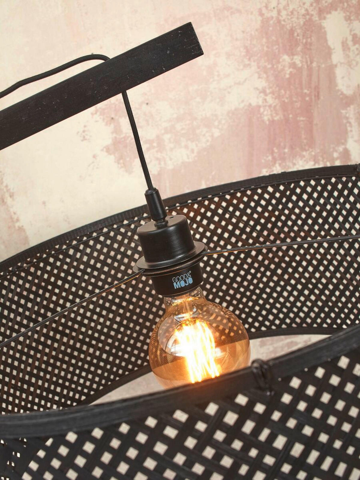 GOLVLAMPA GOOD&MOJO  58/32/150 cm    - svart, Trend (58/32/150cm) - Good & Mojo