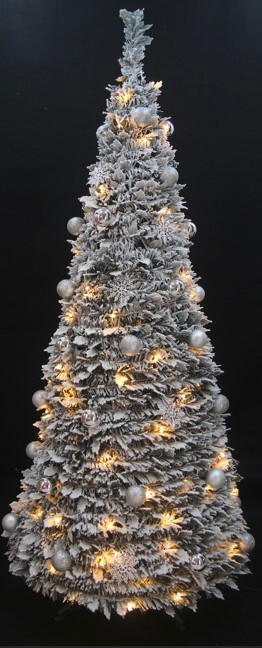 DEKOBAUM - Weiss, Basics, Kunststoff (63,5/63,5/150cm)