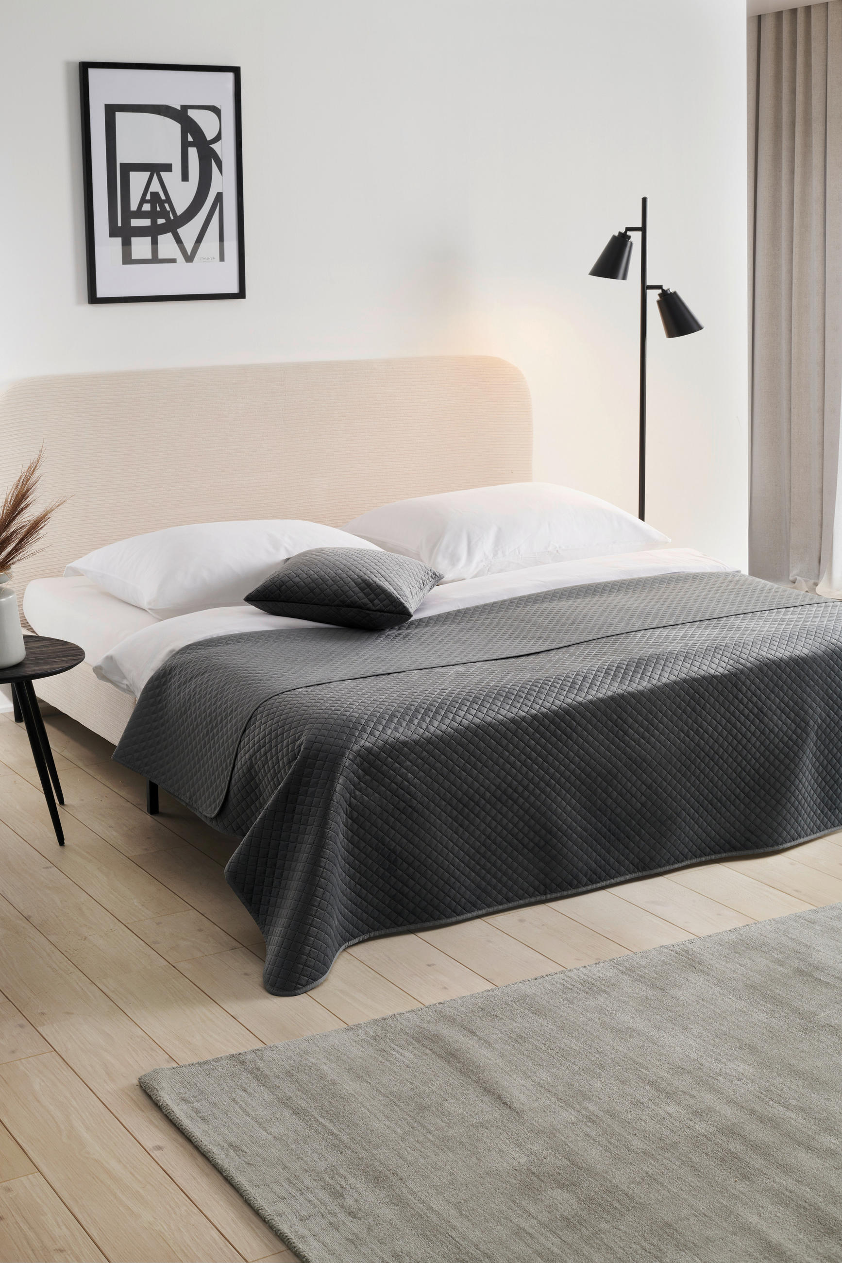 PREGRINJALO 170/220 cm antracit  - antracit, Basics, tekstil (170/220cm) - Novel