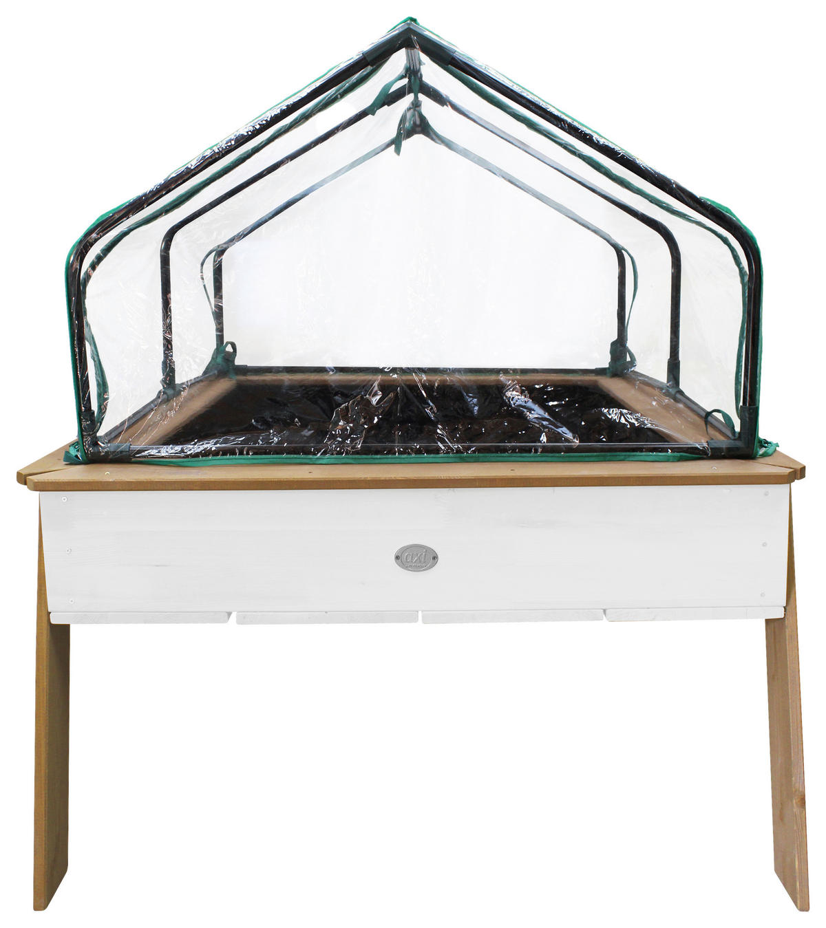 HOCHBEET - Weiss/Braun, Konventionell, Holz (93,5/99,8/110cm)
