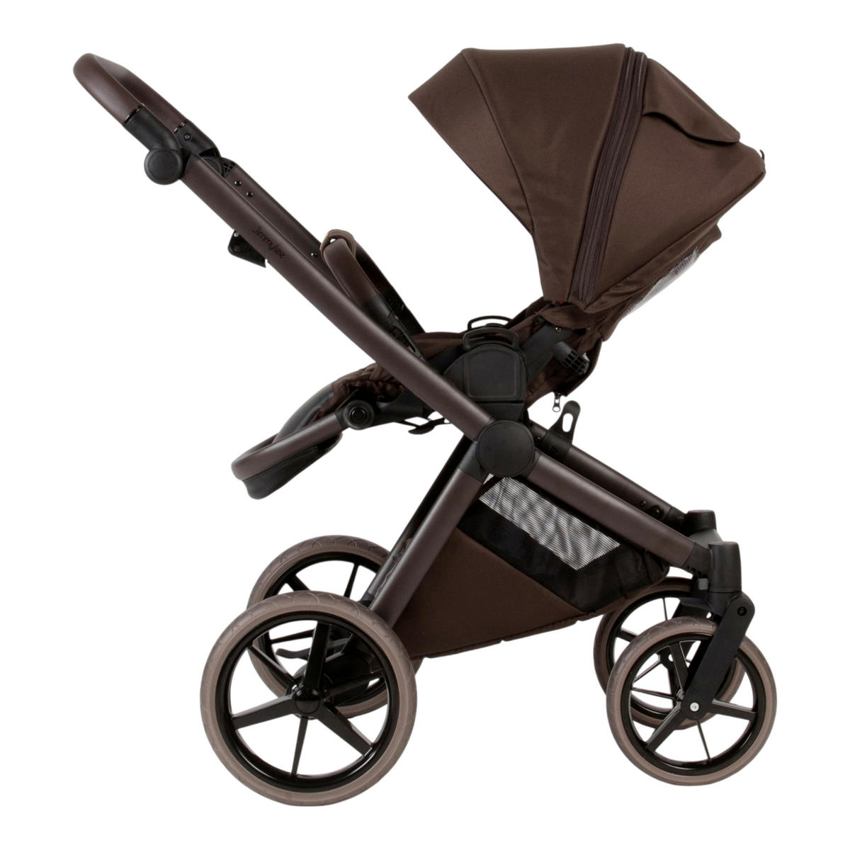KINDERWAGENSET  - Braun, Trend, Kunststoff/Textil (100/59/106cm) - Jimmylee