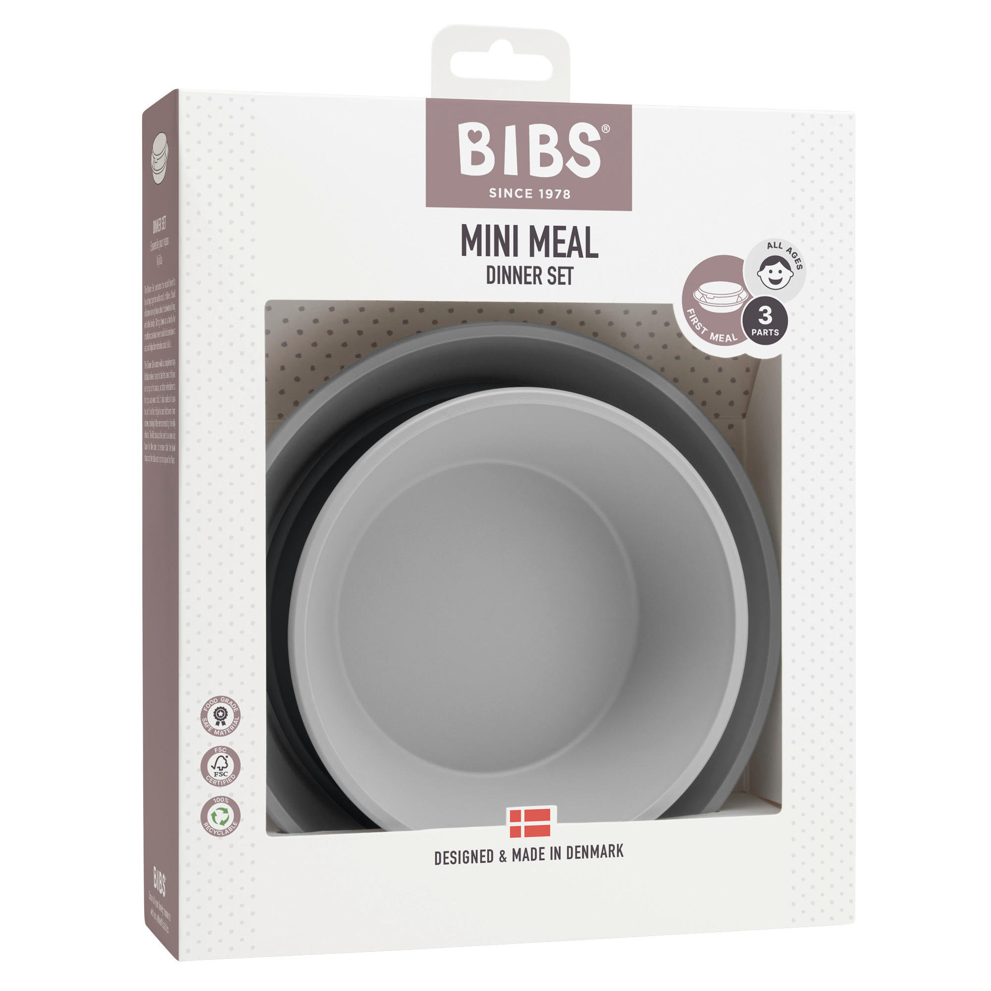 KINDERGESCHIRRSET  - Hellblau, Basics, Kunststoff (21,4/24,9/6cm)
