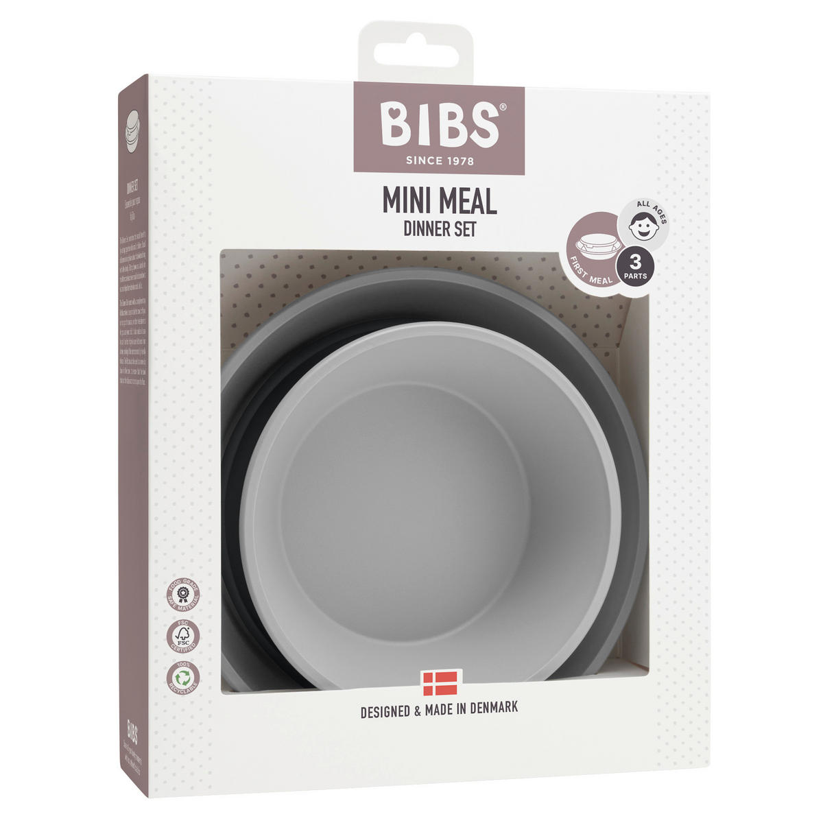 KINDERGESCHIRRSET  - Hellblau, Basics, Kunststoff (21,4/24,9/6cm)