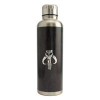 UNIVERSALFLASCHE Mandalorian  - Weiß, Basics, Metall (23/7/7cm) - Star Wars