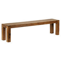 SITZBANK in Holz Sheeshamfarben  - Sheeshamfarben, MODERN, Holz (180/45/35cm) - MID.YOU