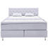 BOXSPRINGBETT 160/200 cm in Hellgrau - Hellgrau/Alufarben, KONVENTIONELL, Holzwerkstoff/Textil (160/200cm) - Elegando BOXSPRINGBETT 160/200 cm in Hellgrau - Hellgrau/Alufarben, KONVENTIONELL, Holzwerkstoff/Textil (160/200cm) - Elegando