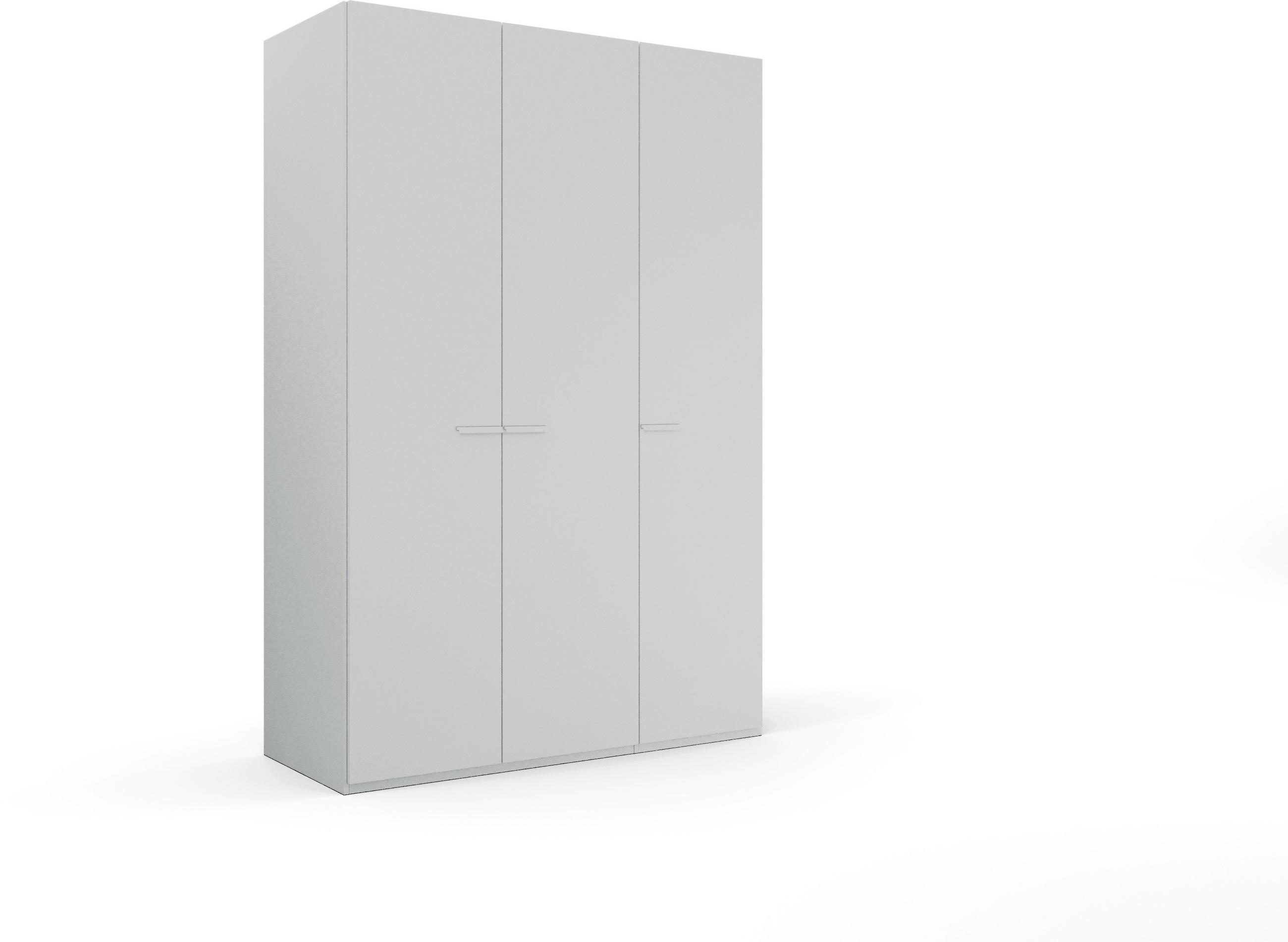 Novel Drehtürenschrank Hellgrau 151x235x60 cm