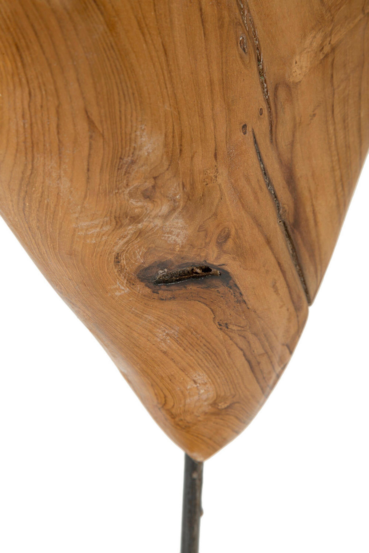 SKULPTUR - Braun, Basics, Holz (25/45/12cm)