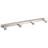 HAKENLEISTE  in Edelstahlfarben  - Edelstahlfarben, Basics, Metall (50/8/2,5cm)