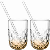 KAFFEEBECHER GOCCE  390 ml   - Braun, Basics, Glas (7,9/11,9/7,9cm) - Leonardo